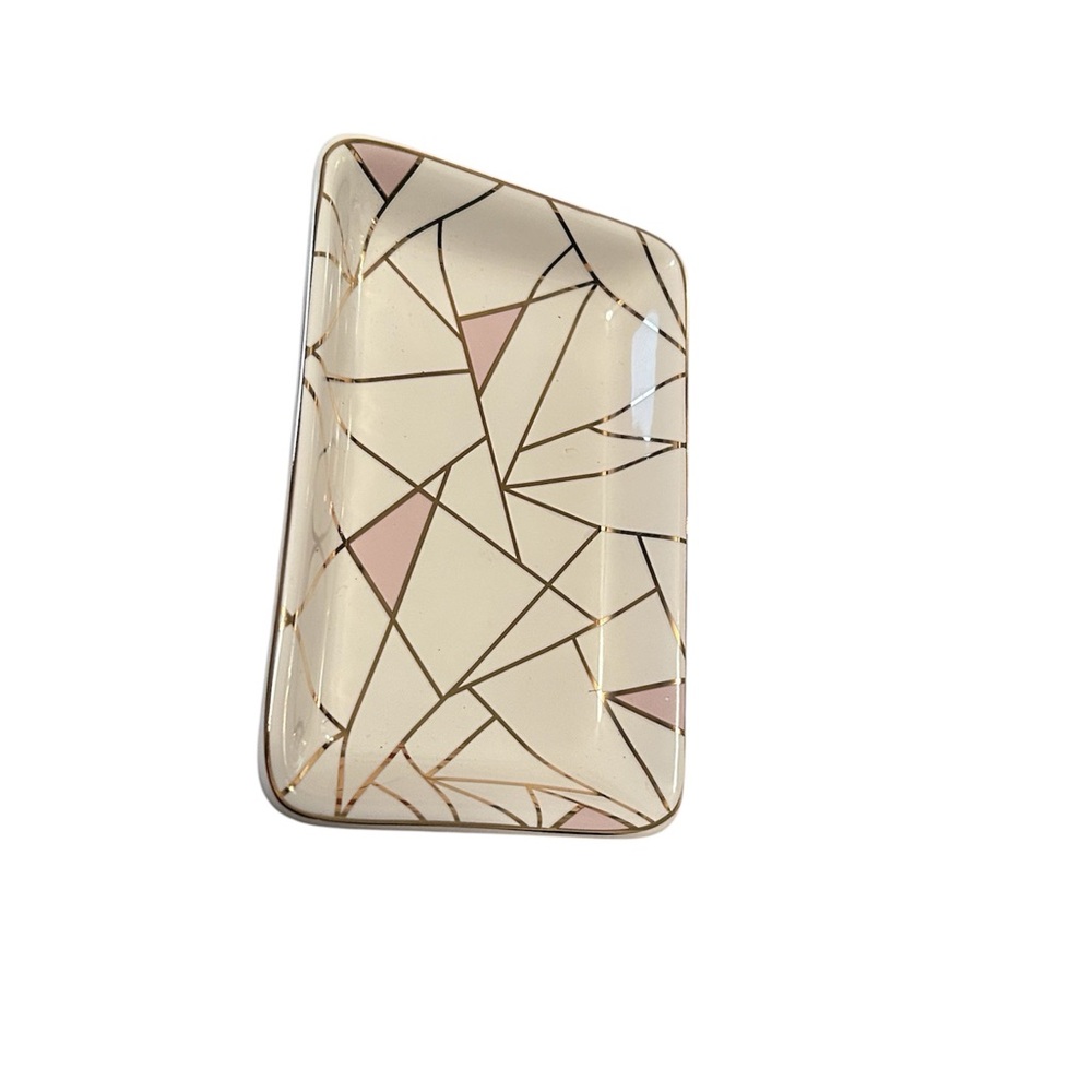 Geometric Rectangular Tray
